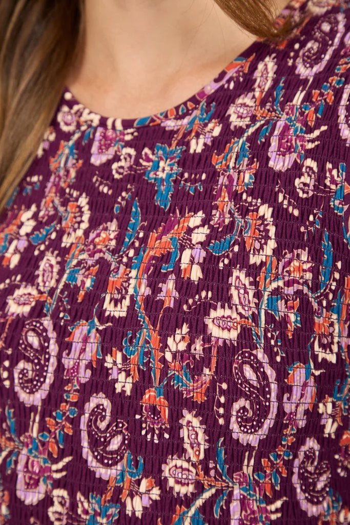 Melody Shirred Midaxi Dress