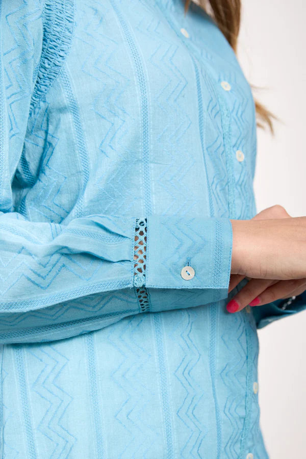 Kara Textured Lace Detail Shirt