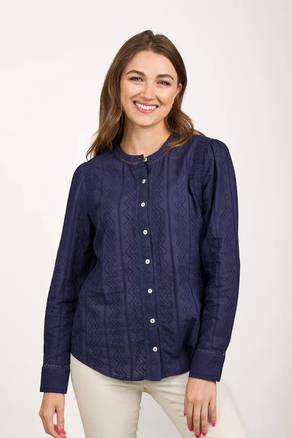 Kara Textured Lace Detail Shirt