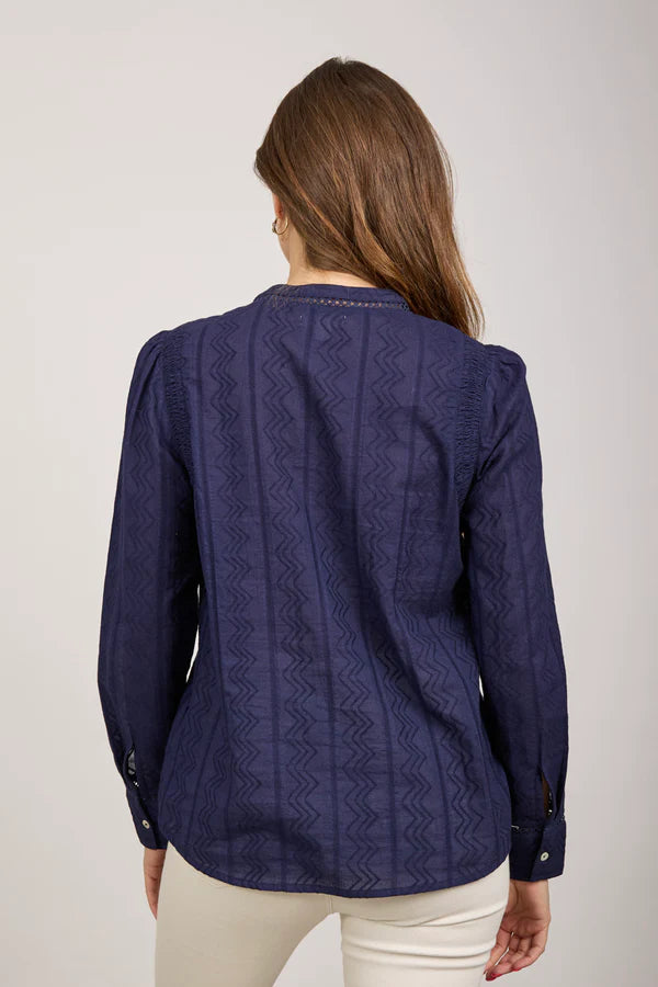 Kara Textured Lace Detail Shirt