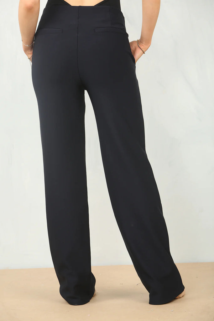Heather Wide Leg Pull on Trousers
