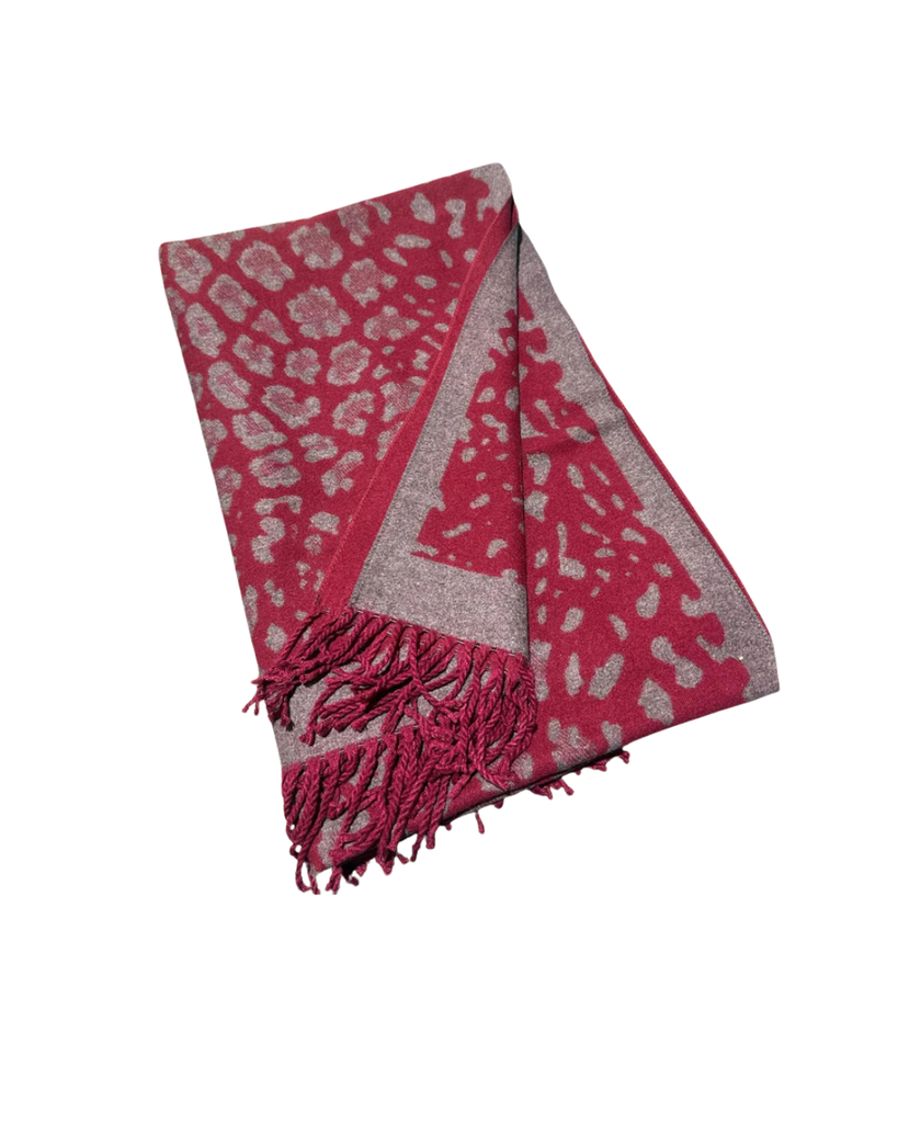 Nova Luxury Leopard Print Scarf