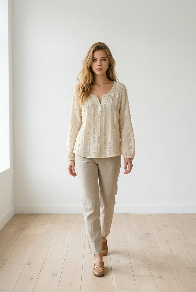 Shirley Ruffle Detail Top