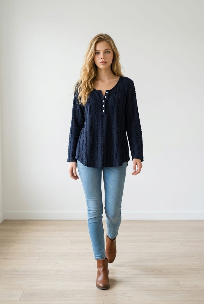 Shirley Ruffle Detail Top