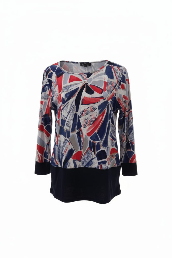 Melissa Abstract Flower Top
