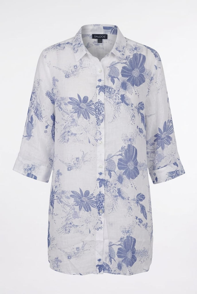 Jasmine Vintage Floral Print Shirt