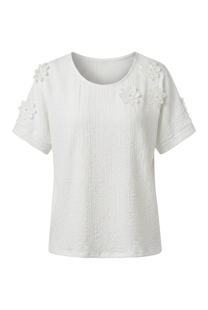 Natasha Flower Detail Top