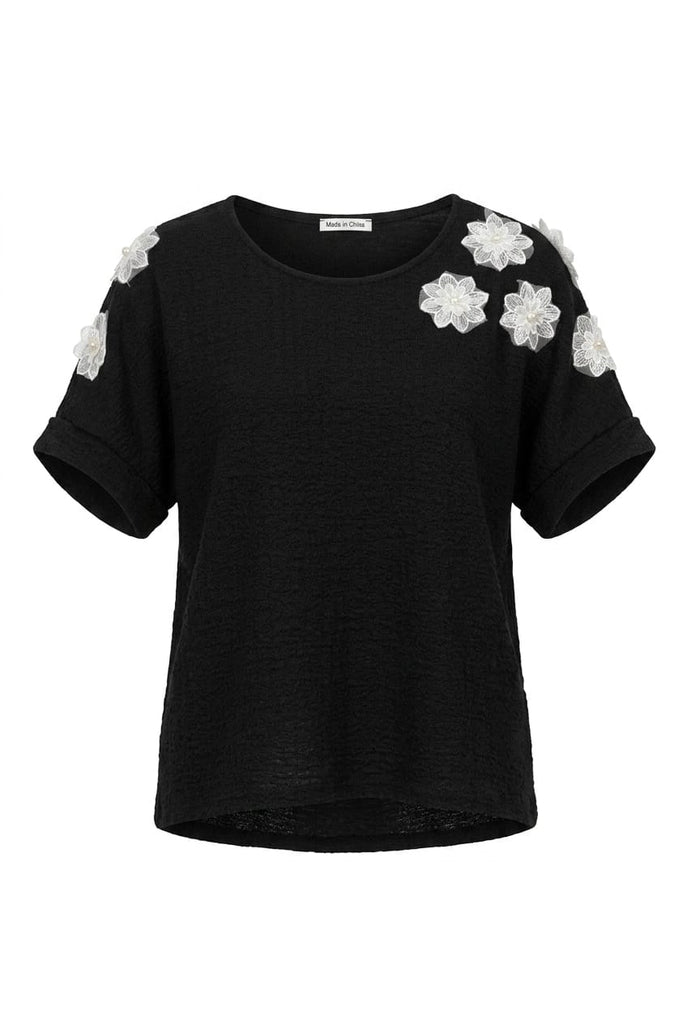 Natasha Flower Detail Top