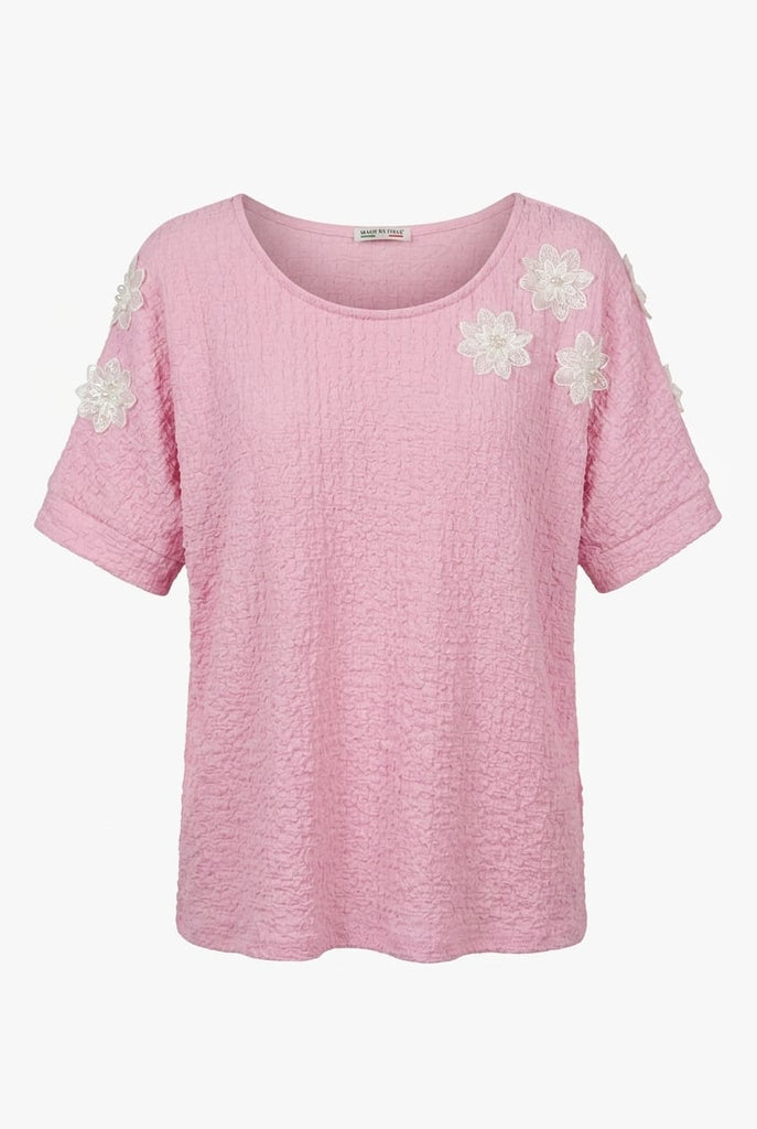 Natasha Flower Detail Top