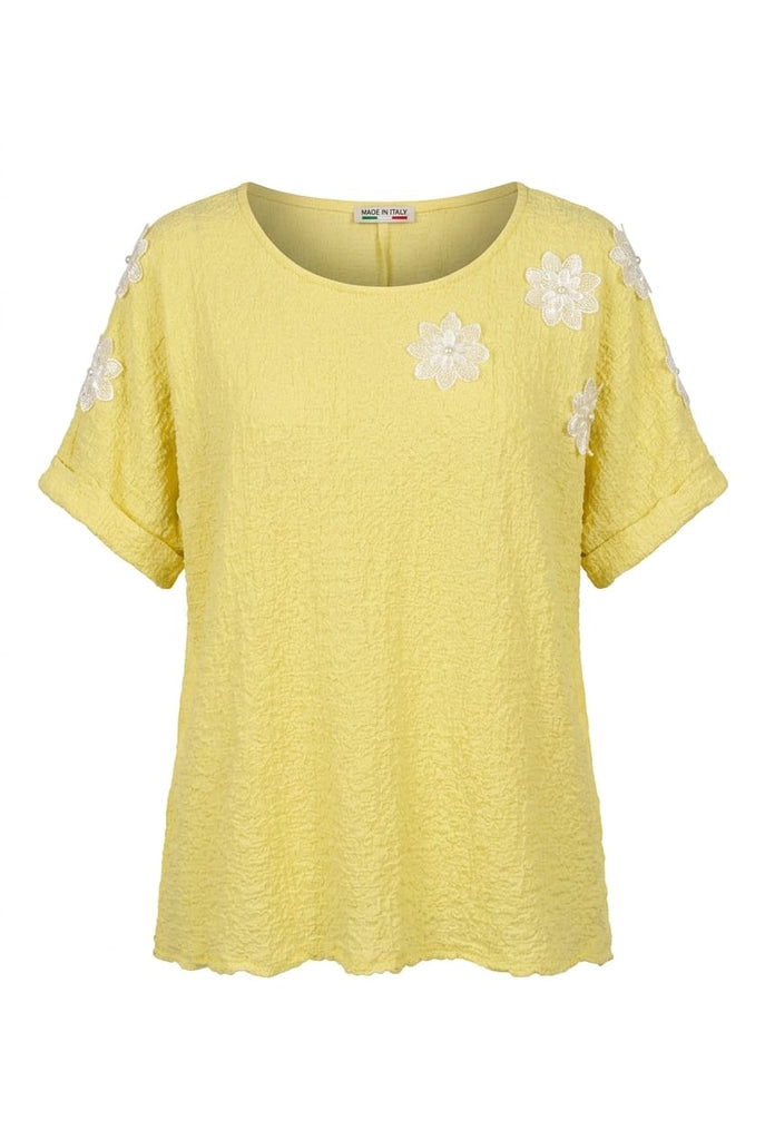 Natasha Flower Detail Top