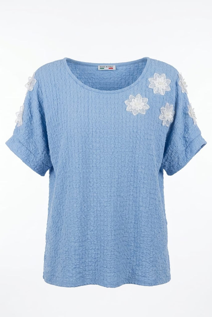 Natasha Flower Detail Top