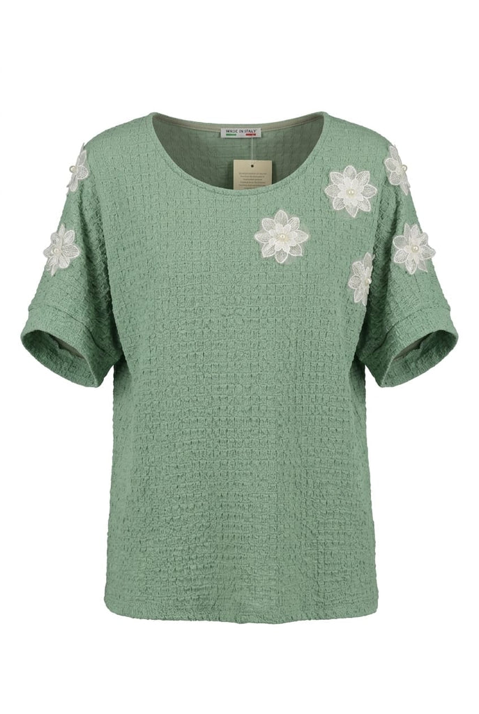 Natasha Flower Detail Top