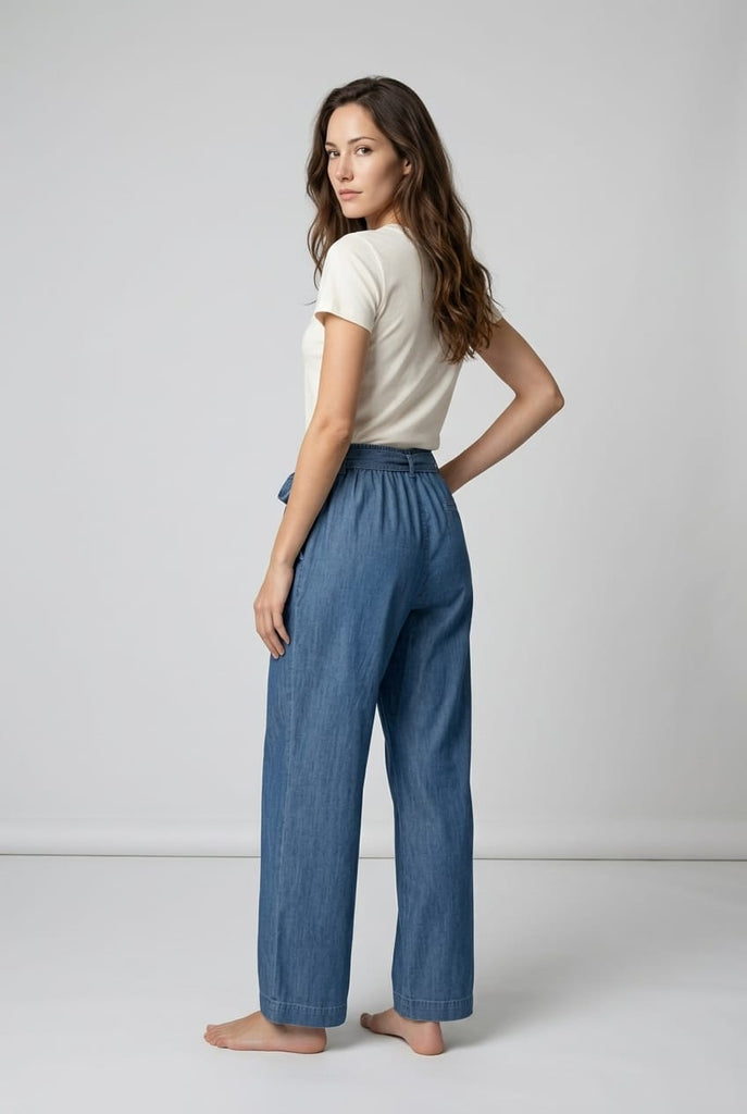 Belle Soft Denim Trousers