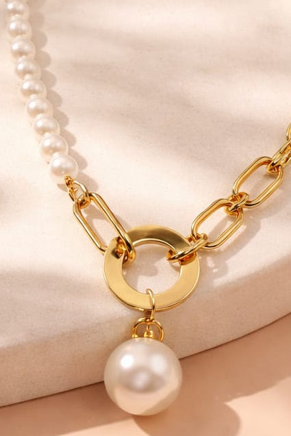 Charmaine Pearl Chain Necklace