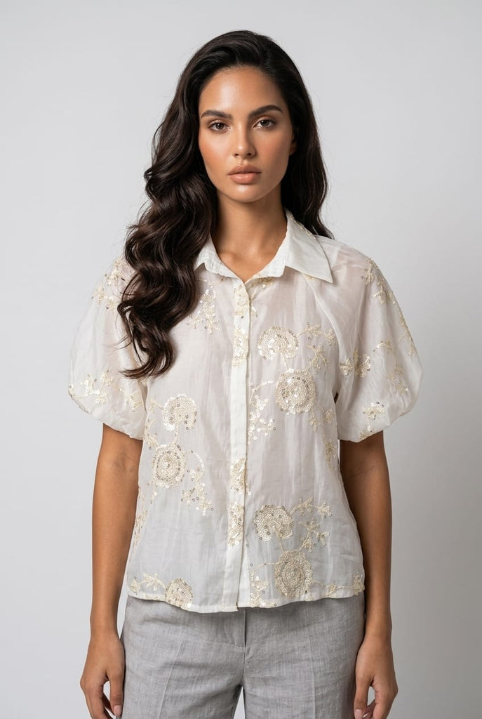 Elsie Sequin Detail Shirt