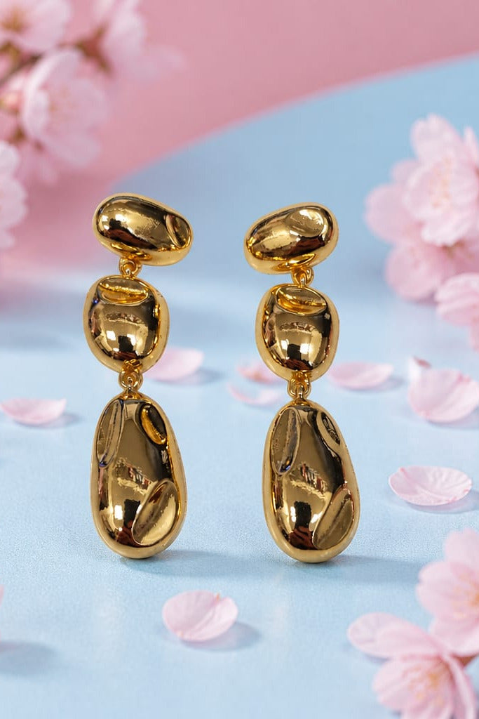 Lenora Tripple Drop Earrings