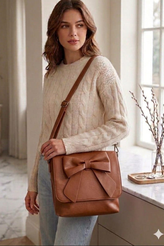 Piper Bow Detail Crossbody Bag