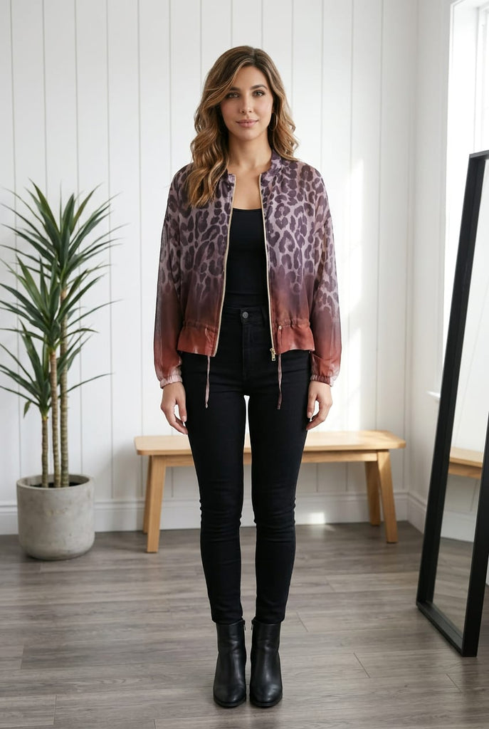 Tilly Lightweight Leopard Jacket