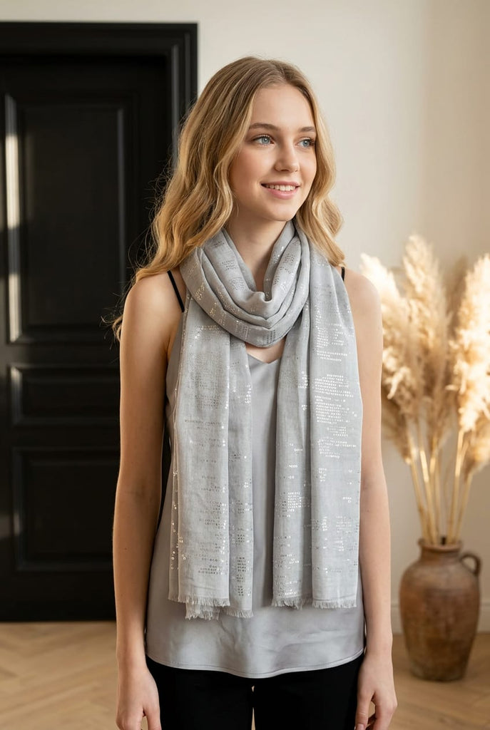 Freya Geometric Print Scarf