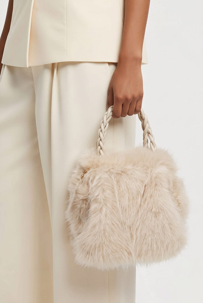 Emmy Faux Fur Handbag