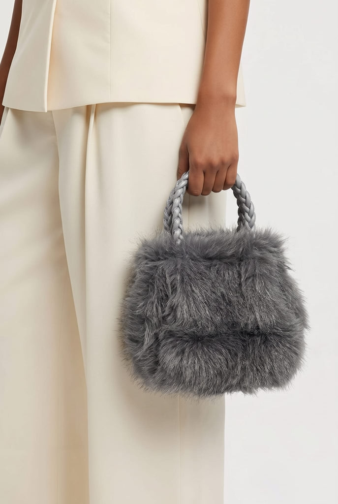Emmy Faux Fur Handbag