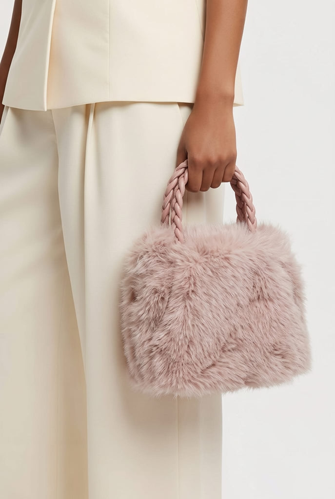 Emmy Faux Fur Handbag