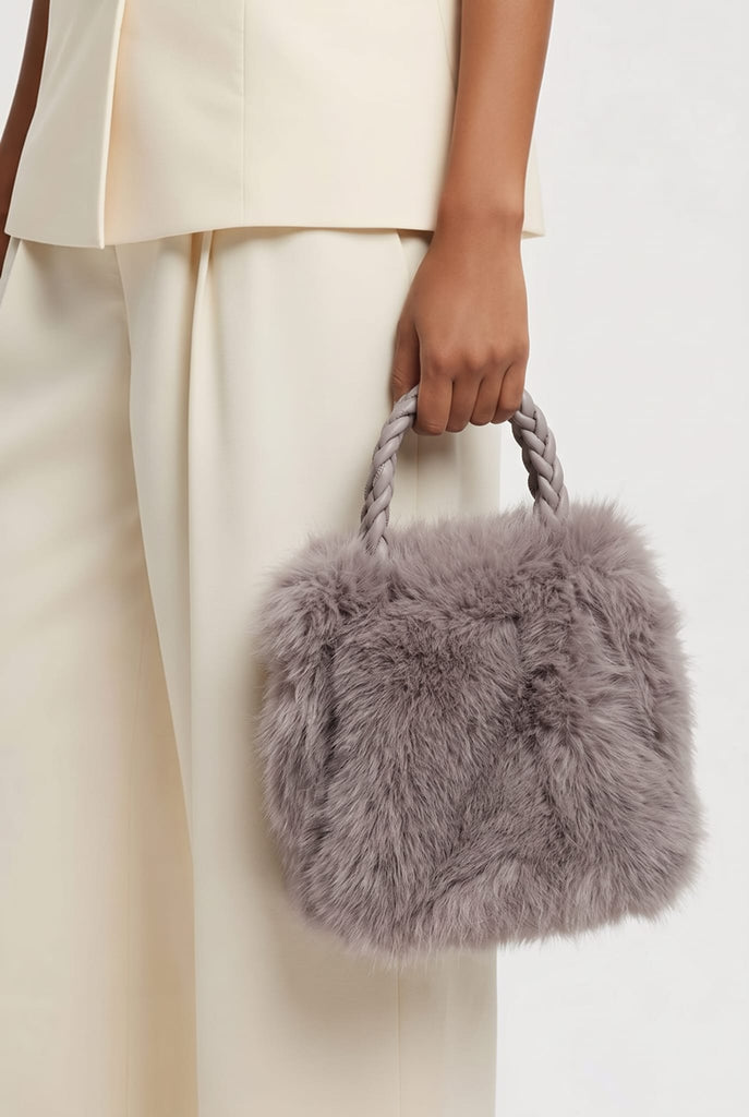 Emmy Faux Fur Handbag