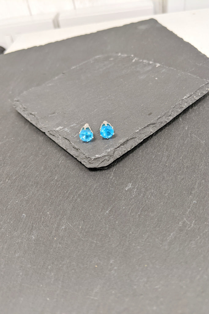 Petra Gem Stud Earrings