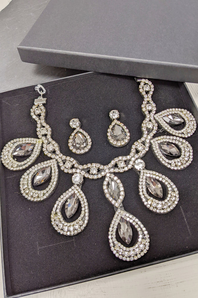 Simone Tear Drop Gem Set