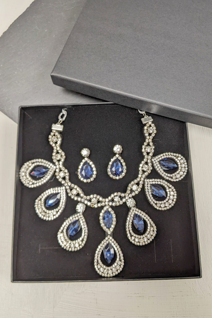 Simone Tear Drop Gem Set