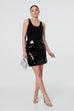 Holly Sequin Detail Mini Skirt