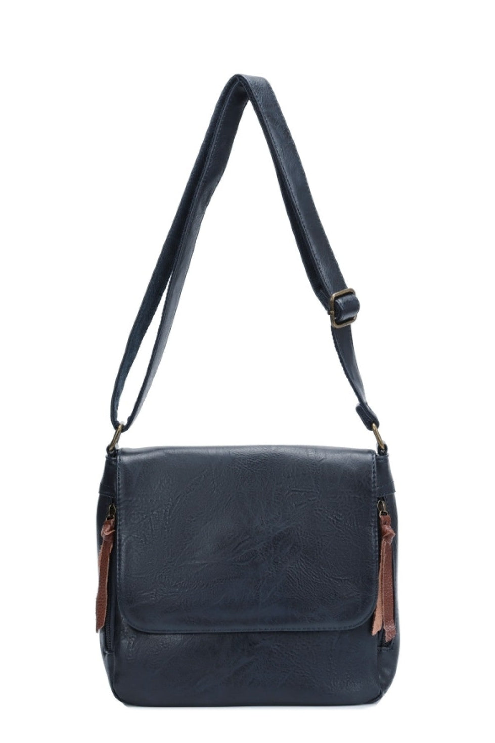 Mia Leather Look Crossbody Bag