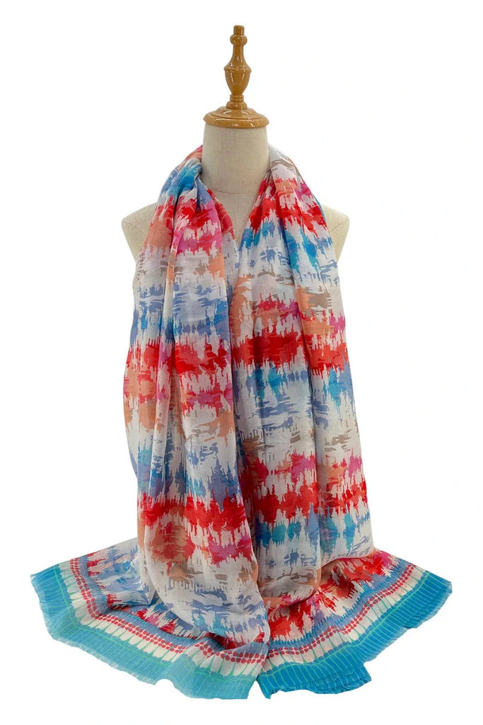 Nia Watercolour Splash Scarf