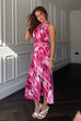 Bay Boat Neck Midi Dress