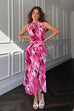 Bay Boat Neck Midi Dress