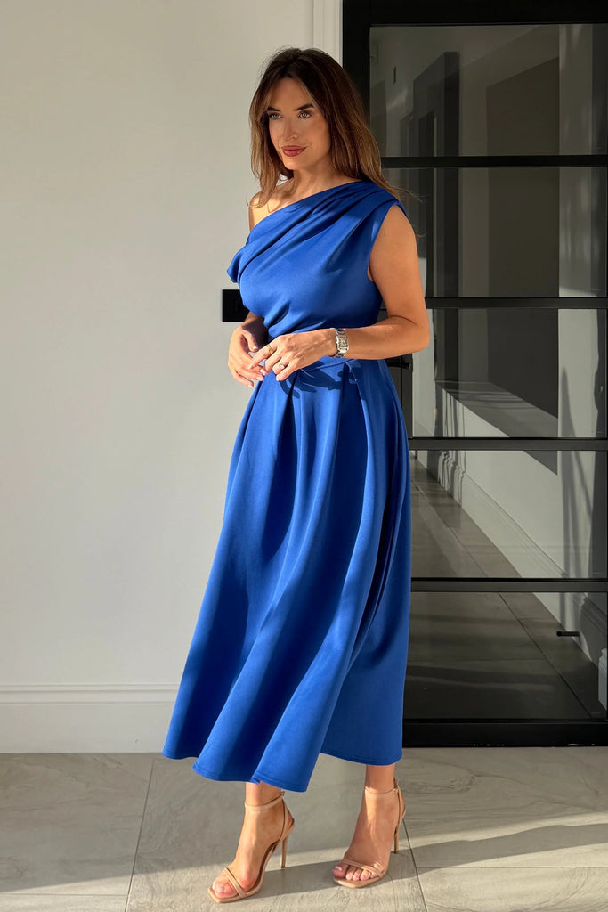 Betty Asymmetric Midi Dress