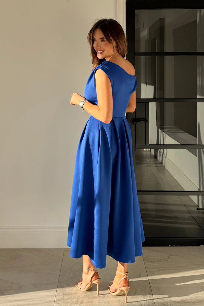Betty Asymmetric Midi Dress
