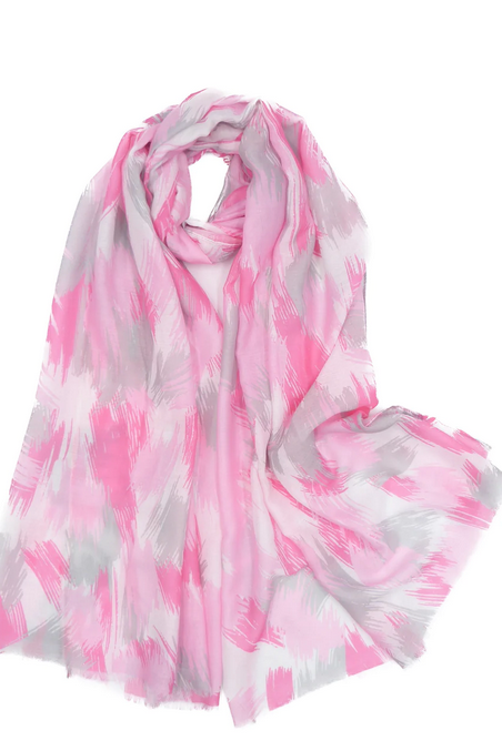 Lesina Brush Stroke Print Scarf