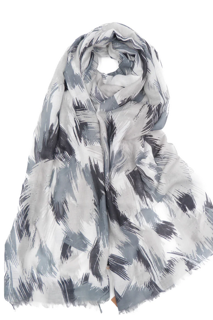 Lesina Brush Stroke Print Scarf