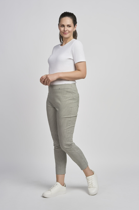Buttercup Micro Diamond Print Ankle Grazers