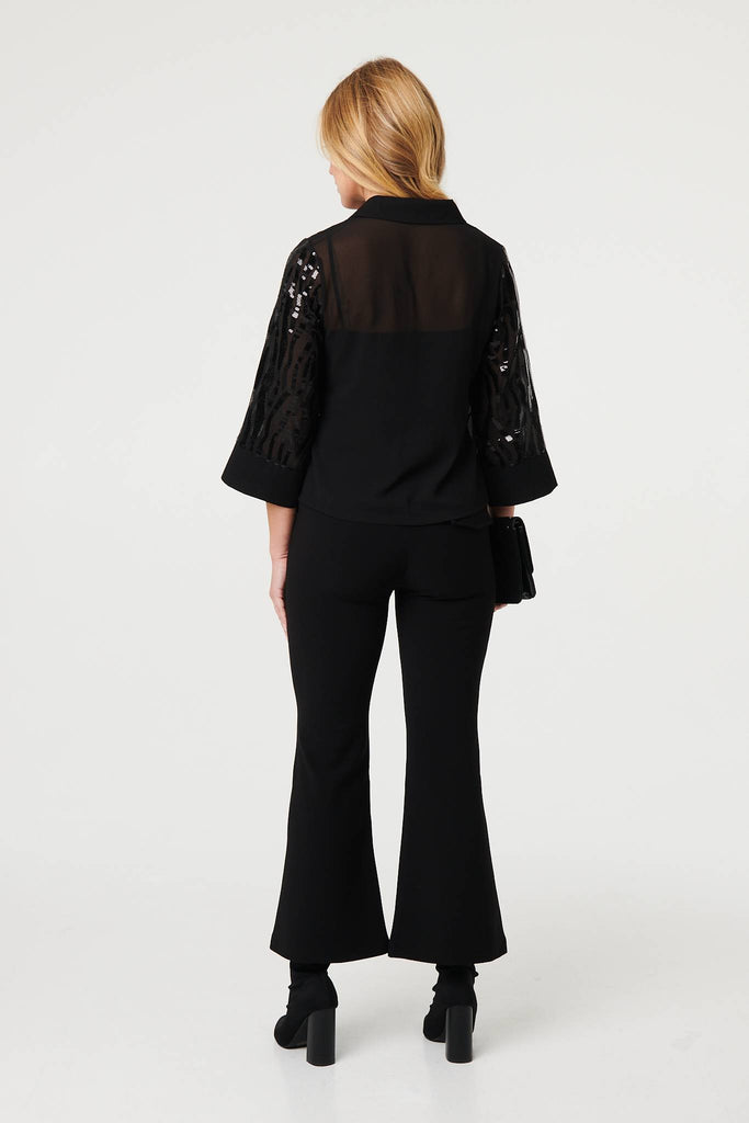 Eliza Sequin Front Shirt