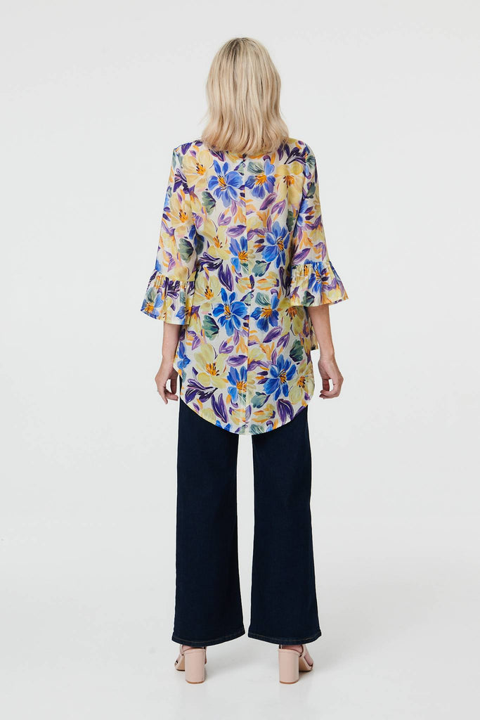 Pamela Painted Flower Top