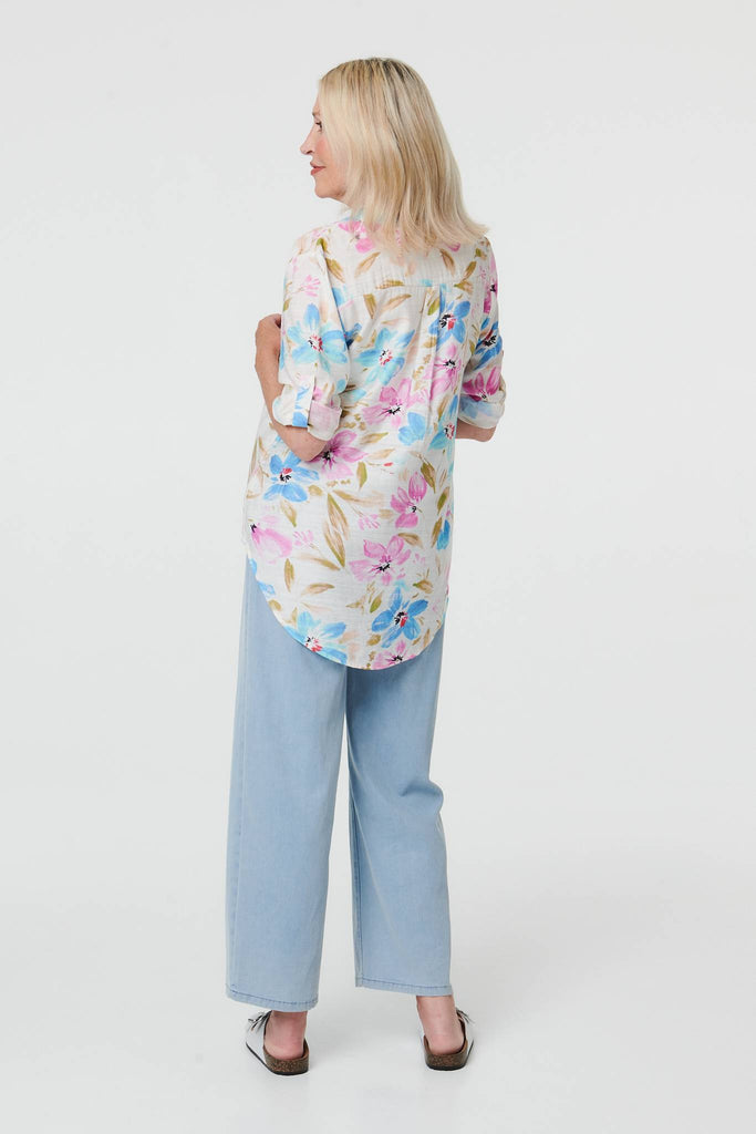 Skylar Floral Print Blouse Top