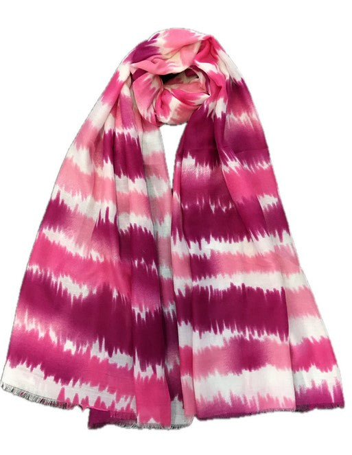 Meg Tie Dye Print Scarf