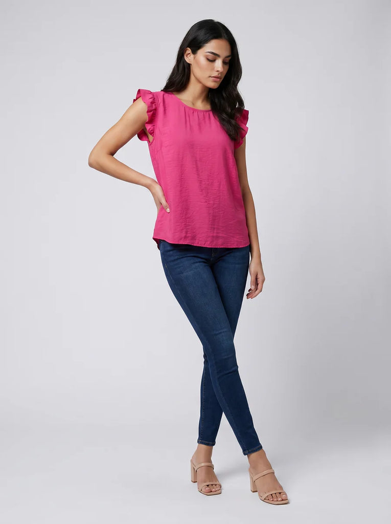Elaine Frill Sleeve Top