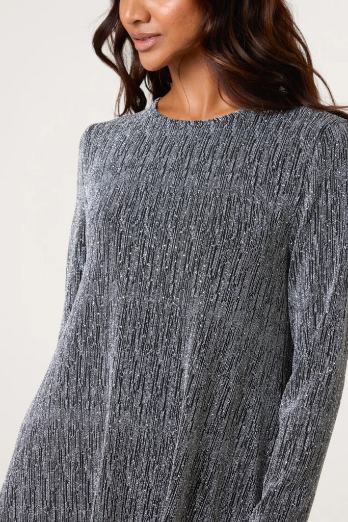 Lianna Lurex Swing Dress