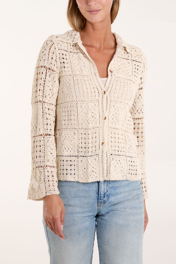 Mara Crochet Detail Jacket