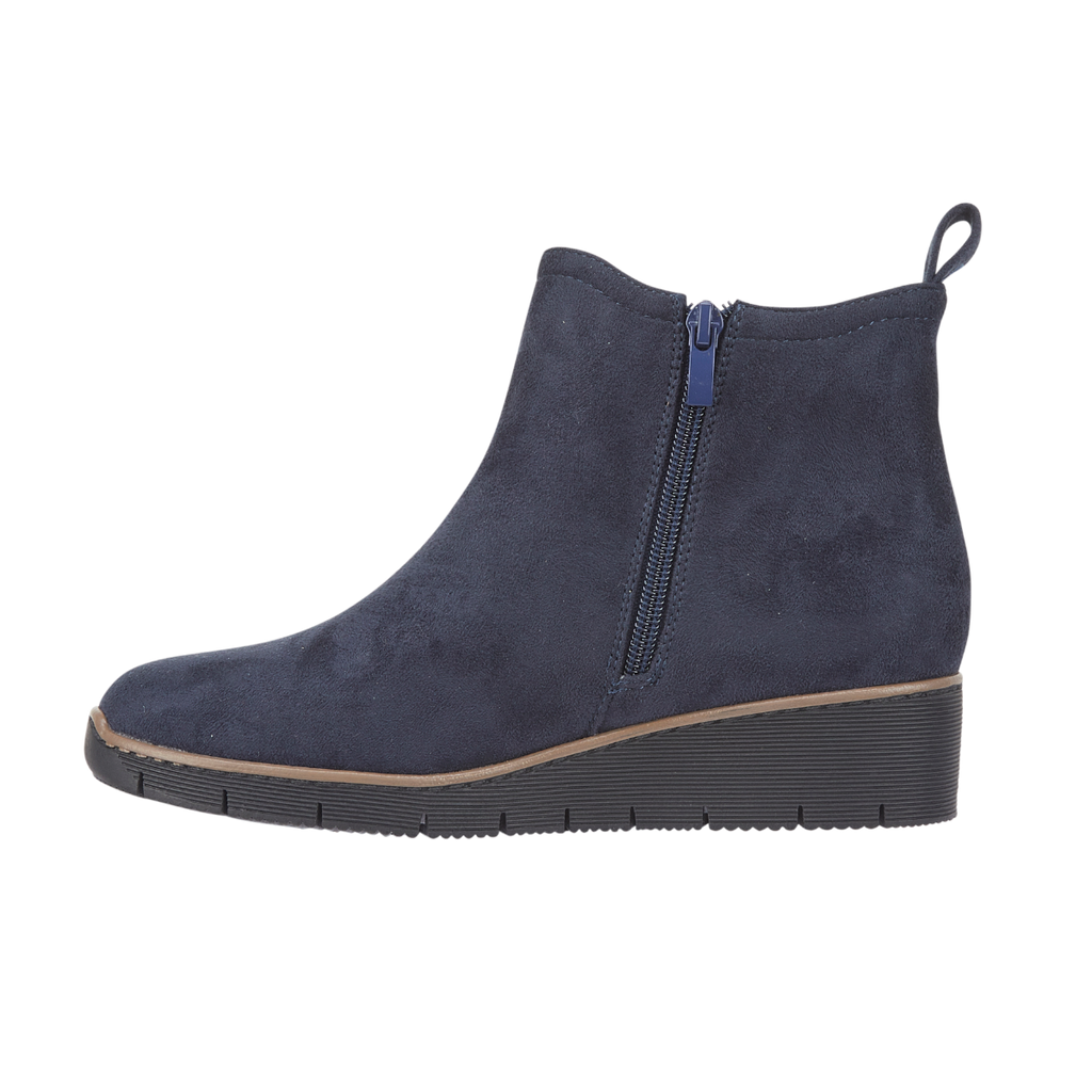 Arabella Suedette Wedge Heel Boots