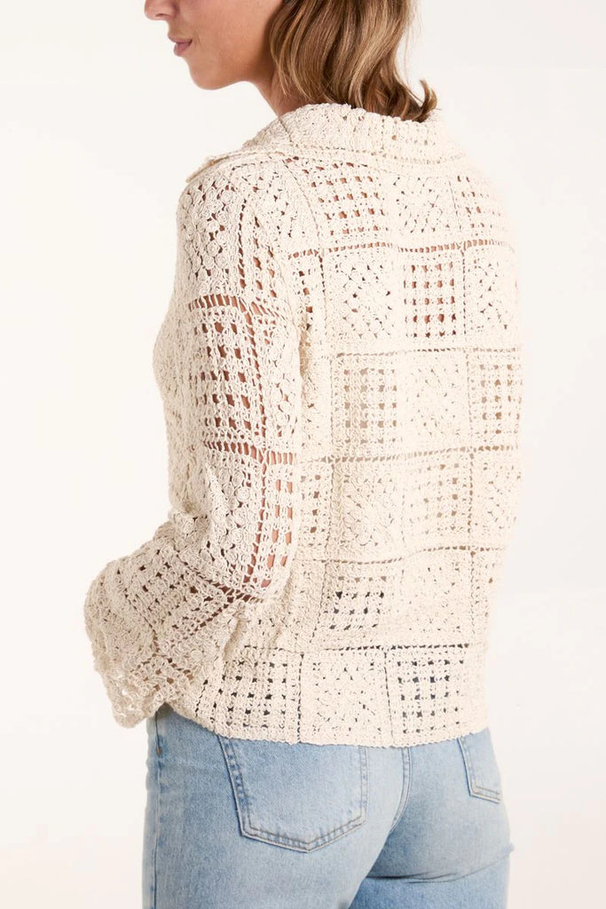 Mara Crochet Detail Jacket