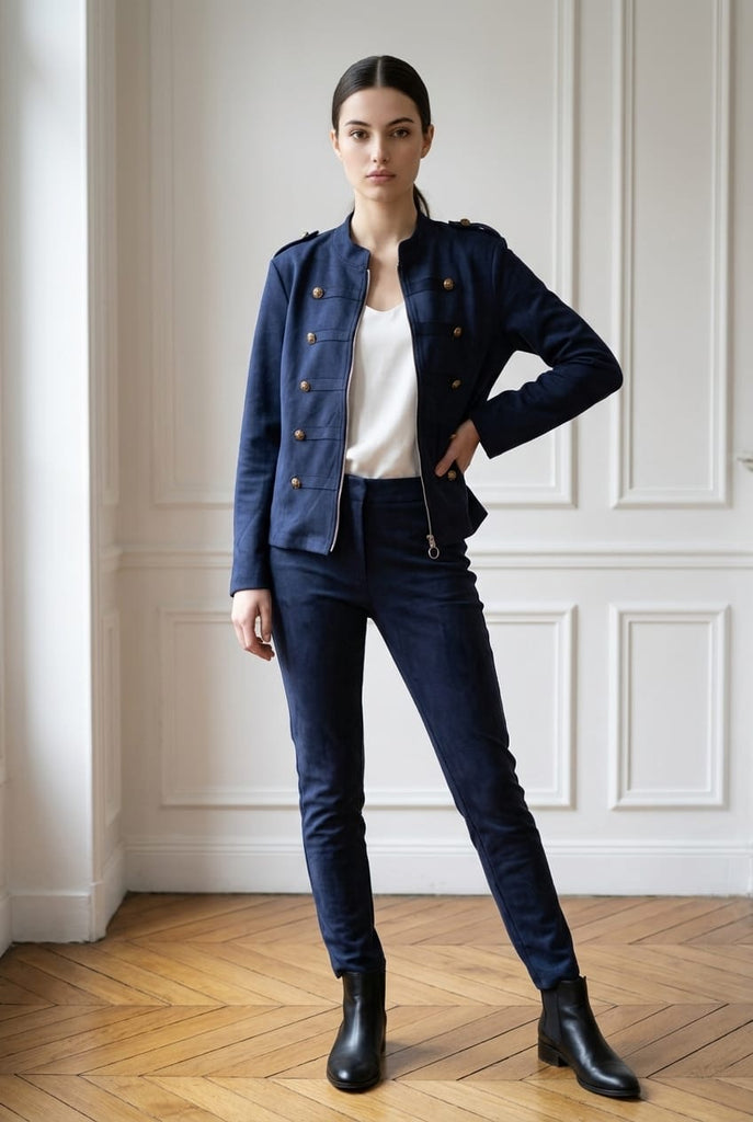 Kristen Military Style Jacket